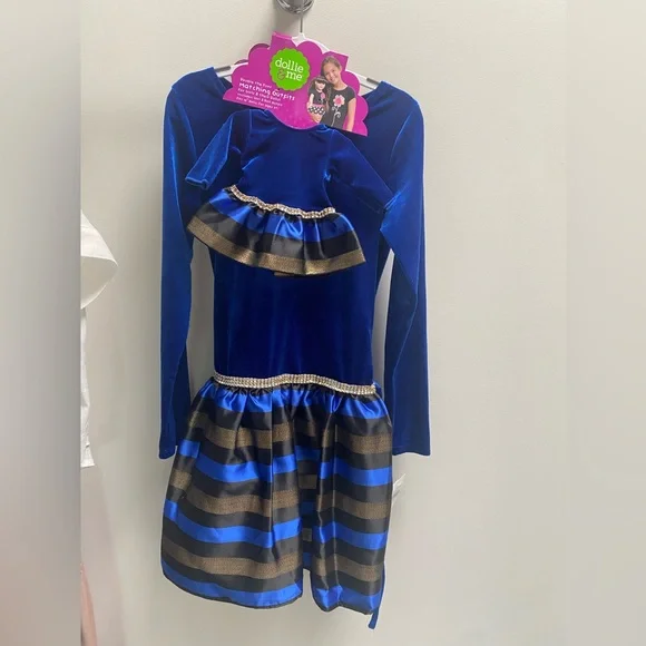 Dollie & Me | Dresses | Dollie Me Holidayformal Marching Dress Blue Velvet Material | Poshmark Dollie & Me | Dresses | Dollie Me Holidayformal Marching Dress Blue Velvet Material | Poshmark